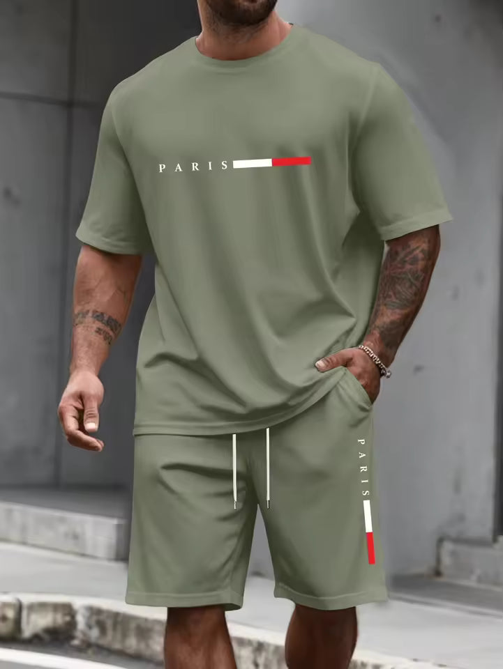 Men's 2-Piece Summer Tracksuit Set
